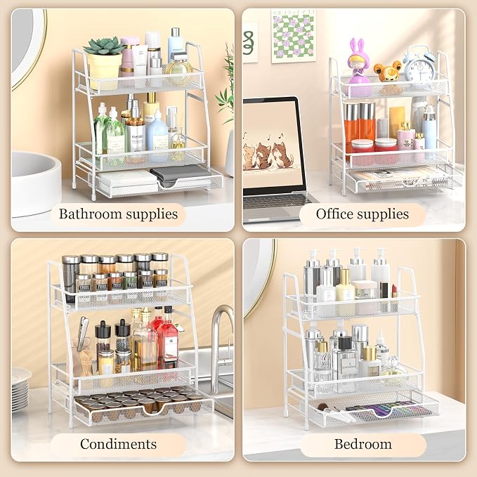LEMIKKLE 2-Tier Bathroom Counter Organizer - Image 7