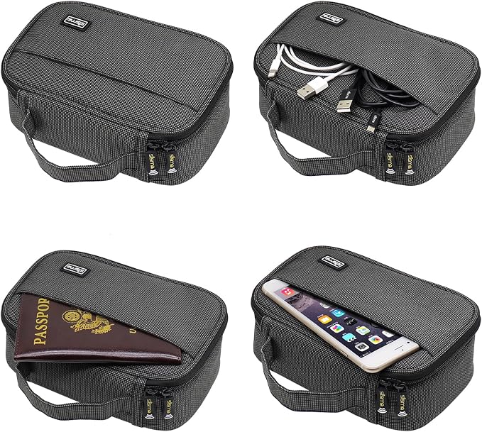 sisma Travel Electronics Organizer Small Carrying Case - Image 2