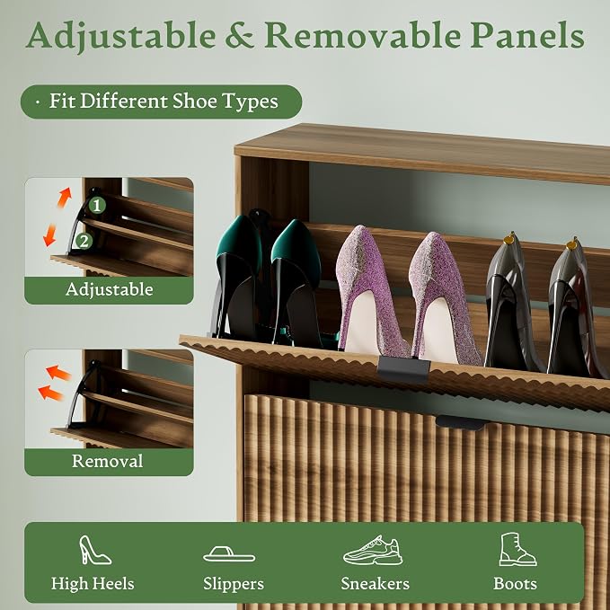Xixini Shoe Storage Cabinet for Entryway - Image 3