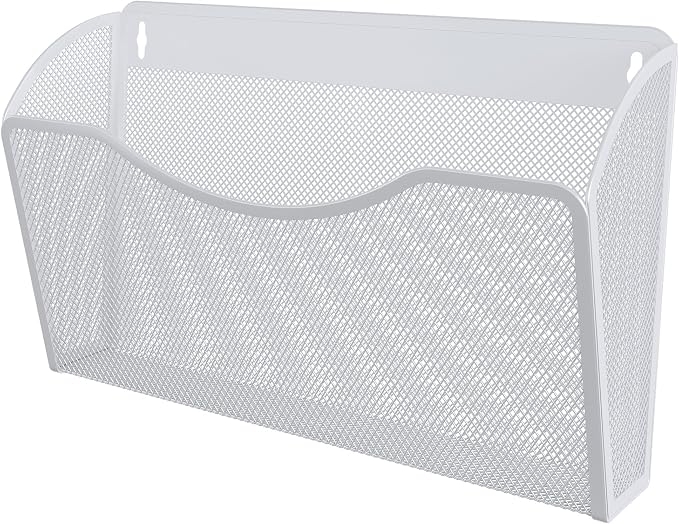 EasyPAG Wall File Organizer, Metal Mesh Hanging File Folder Holder - Image 2
