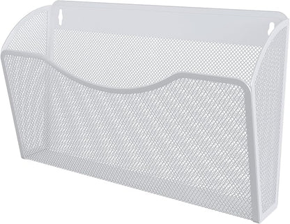 EasyPAG Wall File Organizer, Metal Mesh Hanging File Folder Holder - Image 2