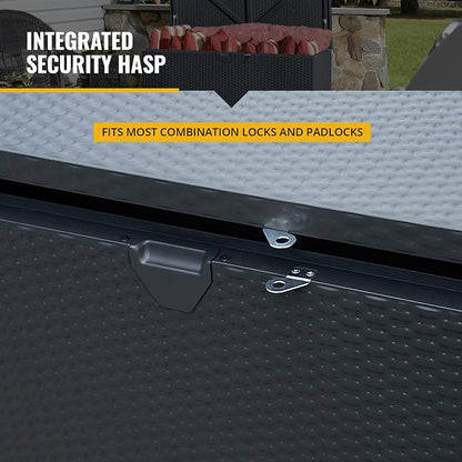Arrow 4' x 2' x 2' Spacemaker Anthracite 134 Gallon Hot-Dipped Galvanized Steel - Image 10