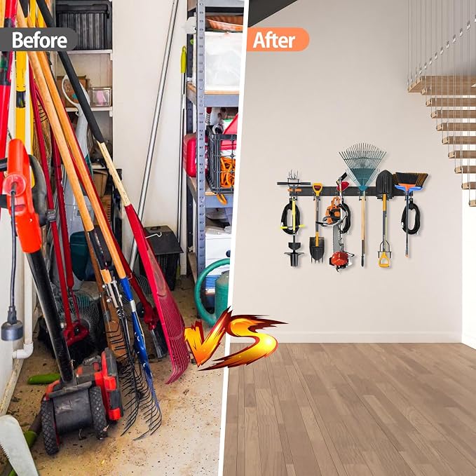 Tool Storage Rack, 48 Inch Heavy Duty Garage Wall Organzier - Image 5