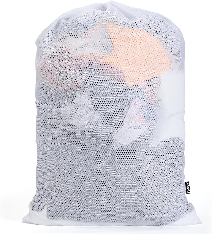 1Pack XL Heavy Duty Mesh Laundry Bag, Machine Washable Large Dirty Clothes by STANKER