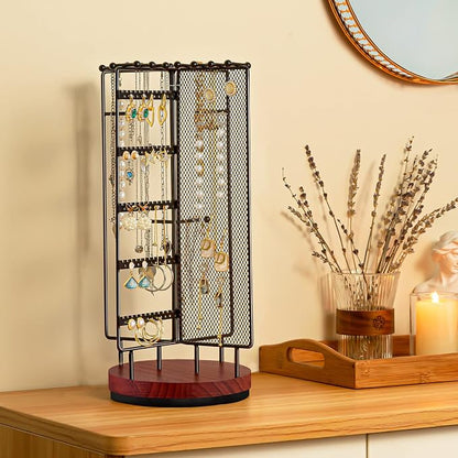ProCase Rotating Jewelry Organizer Stand Earring Holder Organizer - Image 3