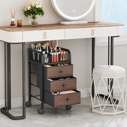 SWTYMIKI Rolling Makeup Organizer Cart - Image 3