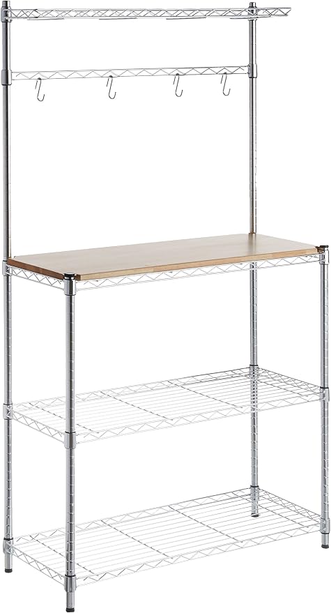 Amazon Basics 3 Tier Sturdy Baker's Rack by AmazonBasics