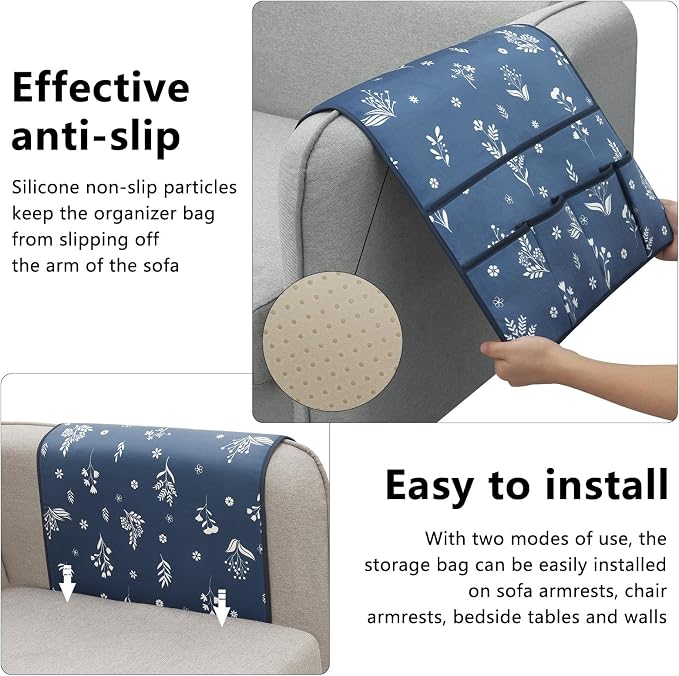 Remote Control Holder for Armchair，Couch Caddy Organizer TV Remote Holder for - Image 6