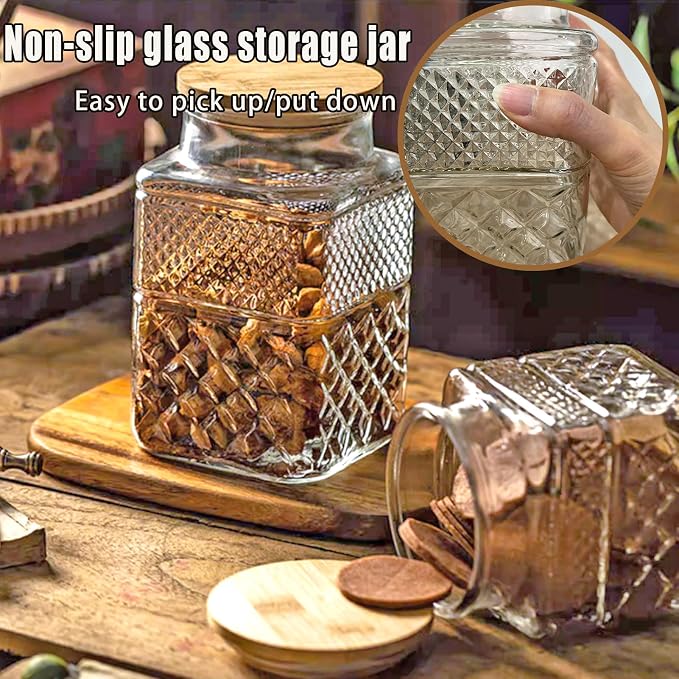 Viovian Decorative Glass Jar - Image 6