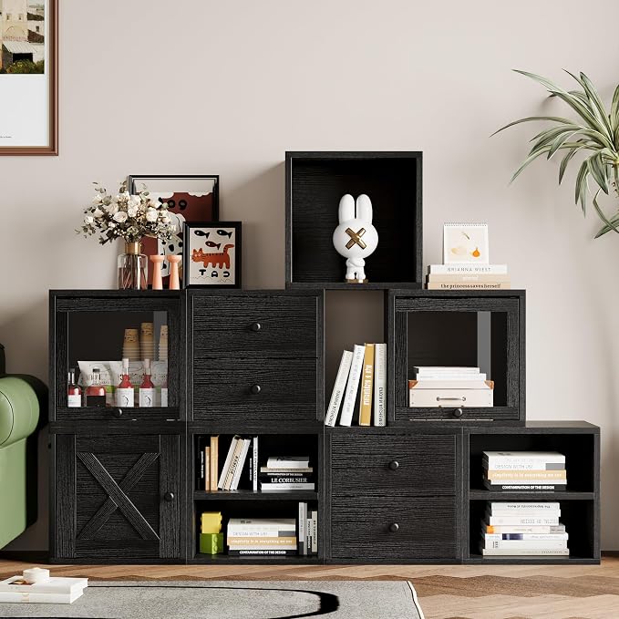 FUSUNBAO DIY Cube Storage Organizer Stackable Cubes - Image 7
