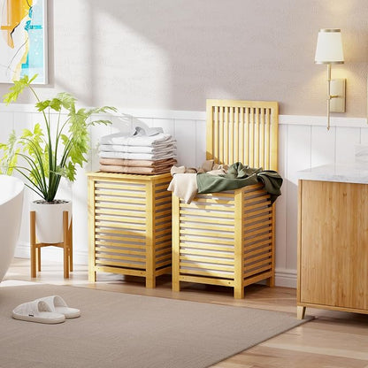 SMIBUY Double Laundry Hamper - Image 2