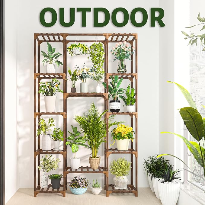 Uneedem Plant Stand Indoor Outdoor, Tall Plant Shelf - Image 6