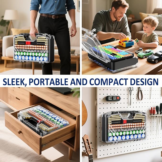 Battery Organizer Storage Holder Box Case - Image 7