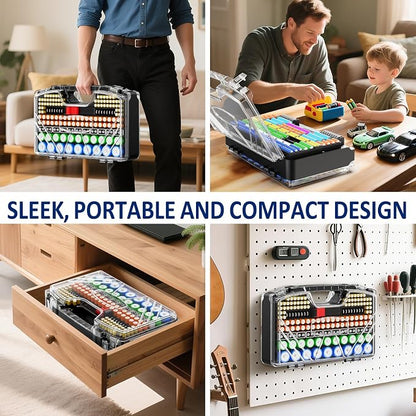 Battery Organizer Storage Holder Box Case - Image 7