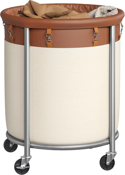 SONGMICS Laundry Basket, Rolling Steel Frame by Unknown