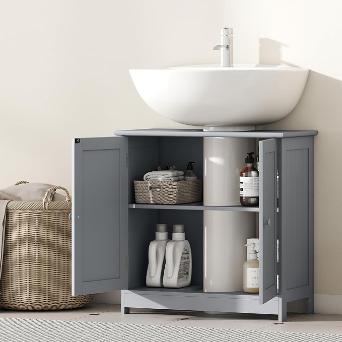 HOMCOM Under Sink Bathroom Cabinet - Image 7