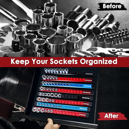 8PCS Magnetic Socket Holder Organizer Set - Image 7