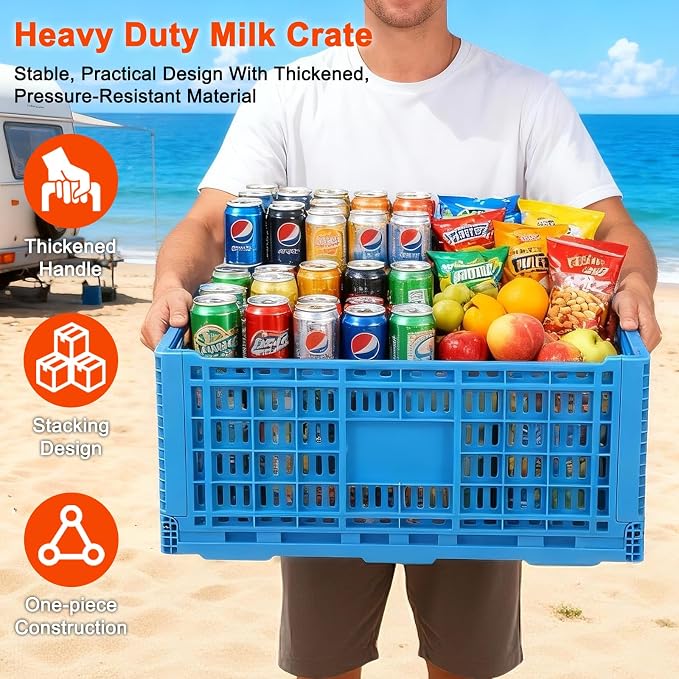 72L Collapsible Milk Crates - Image 5