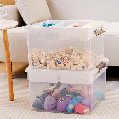 Citylife 32 QT Plastic Storage Bins - Image 5
