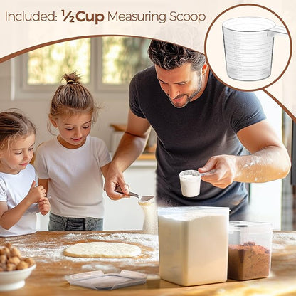 3 PCS Airtight Flour and Sugar Container - Image 7