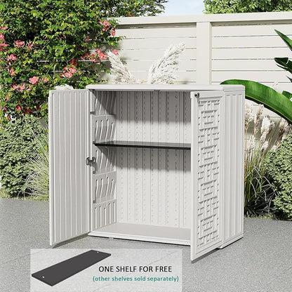 Outdoor Storage Cabinet, 62 Gallon Resin Storage Box, Furniture Cushions - Image 5