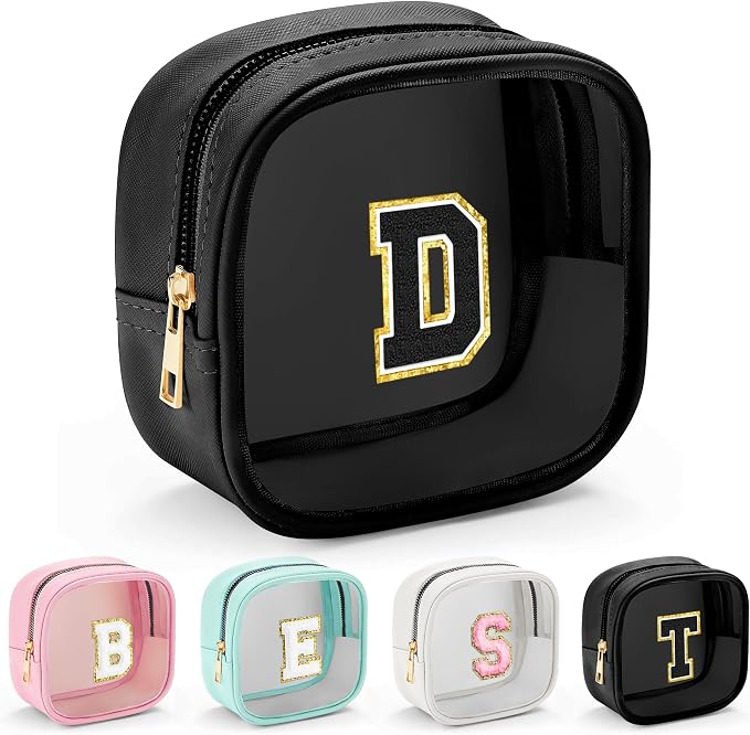YOOLIFE Initial Makeup Bag Travel Toiletry Bag by YOOLIFE