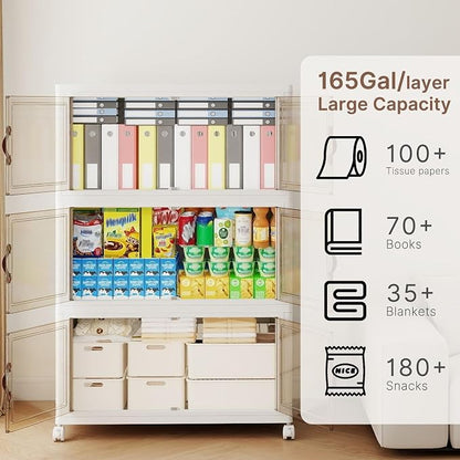 752QT Extra Large Stackable Storage Bins - Image 3
