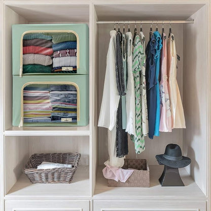 Sorbus Storage Bins with Metal Frame - Image 4