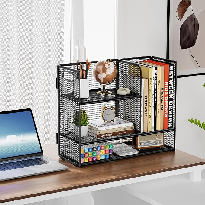 Marbrasse 3-Tier Desk Shelf Organizer - Image 2