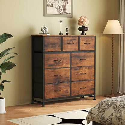 OLIXIS 9 Drawer Tall Dresser for Bedroom, Closet Organizers and Storage | - Image 7