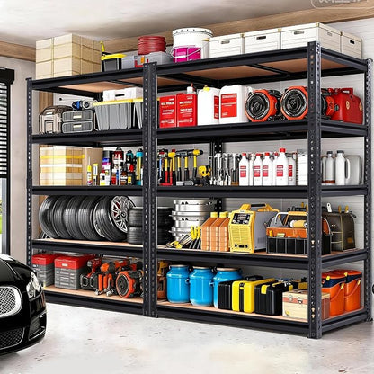 72" H Garage Storage Shelves, Storage Shelves Heavy Duty, 2400LBS Metal - Image 2