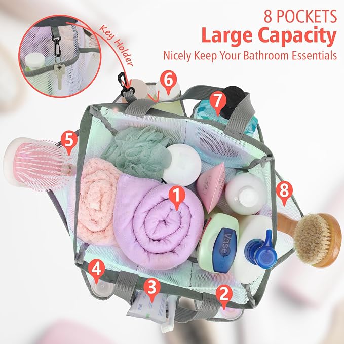 Mesh Shower Caddy Portable - Image 2