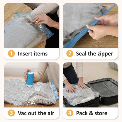 Cozy Essential Travel Vacuum Storage Bags - Image 8