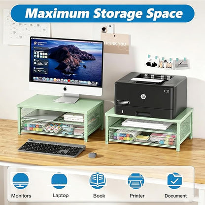 OPNICE Computer Monitor Stand Riser, Desk Organizer - Image 3