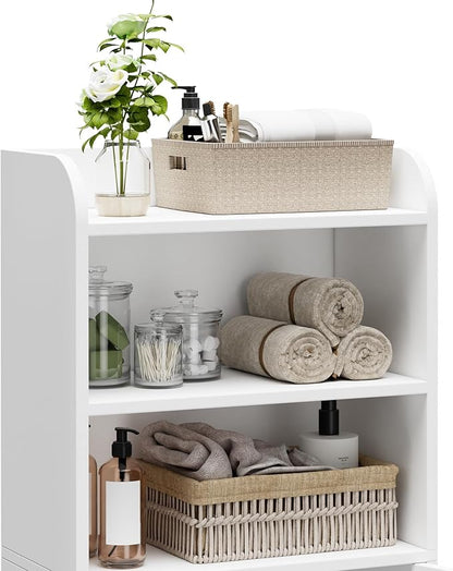 Homhedy Small Bathroom Storage Cabinet, Toilet Paper Storage Cabinet | Bathroom - Image 6