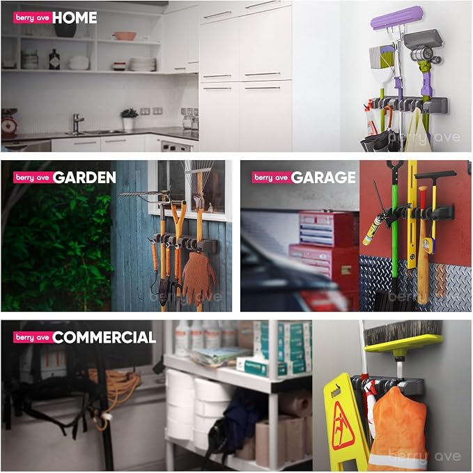 EXTRA GRIP Mop & Broom Holder Wall Mount - Image 3