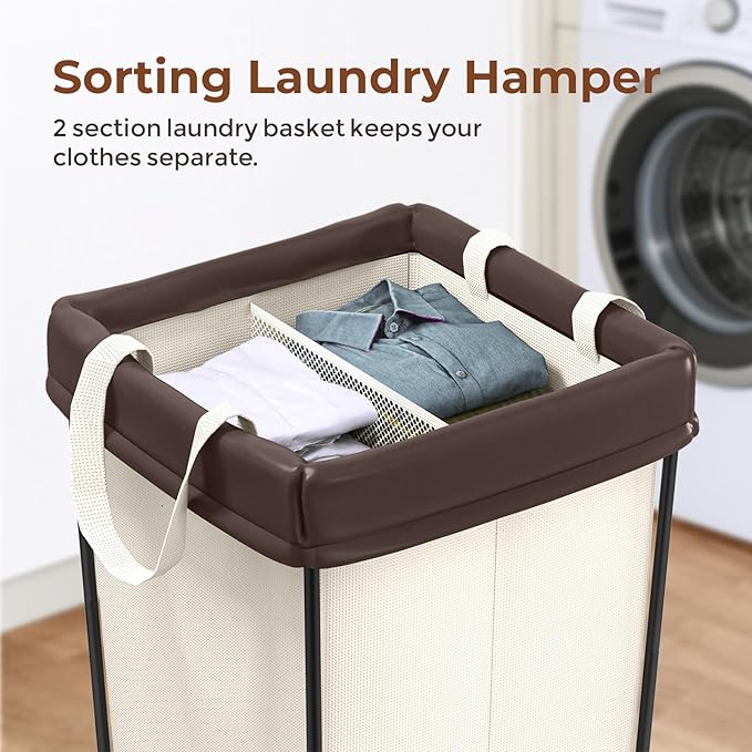 160L Rolling Laundry Basket - Image 3