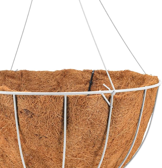 Arcadia Garden Products 1538 White Grow Basket - Image 2