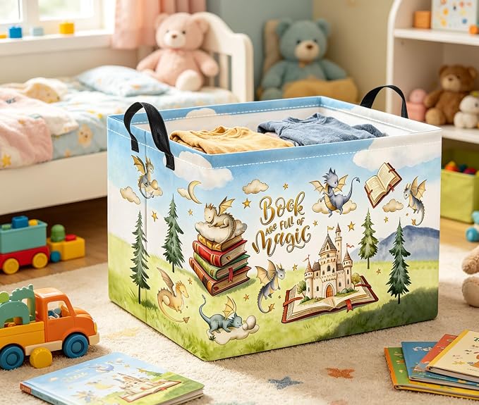 Rectangular Baby Kids Storage Basket - Image 6