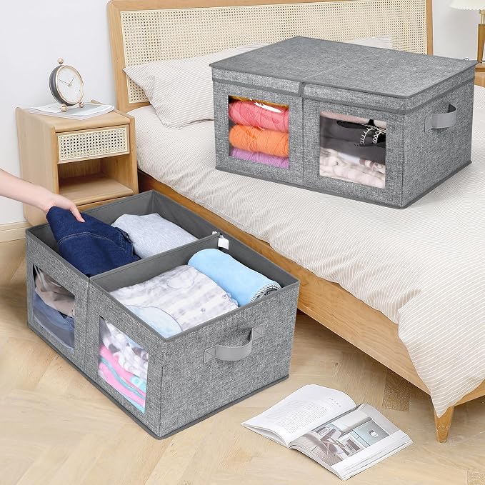 Univivi Large Foldable Fabric Storage Bins - Image 4