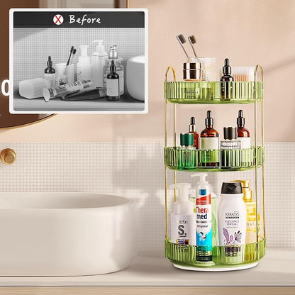 360 Rotating Makeup Organizer - Image 2