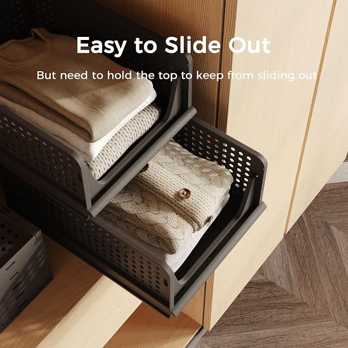 Pinkpum 5 Pack Folding Closet Organizers - Image 4