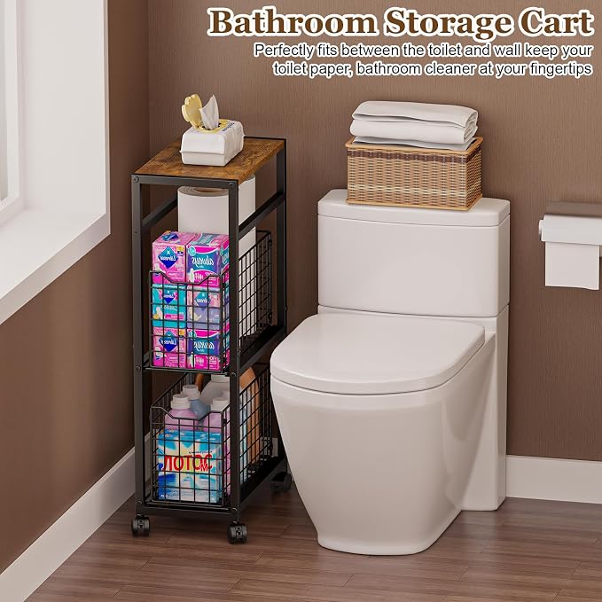 Hongtamoya 3 Tier Laundry Room Cart - Image 3