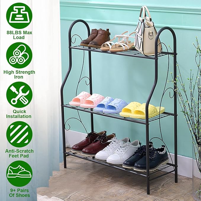 Storage Shelf Flower Pot Stand Hanging Plant Stand Planter Shelves Flower Pot - Image 3