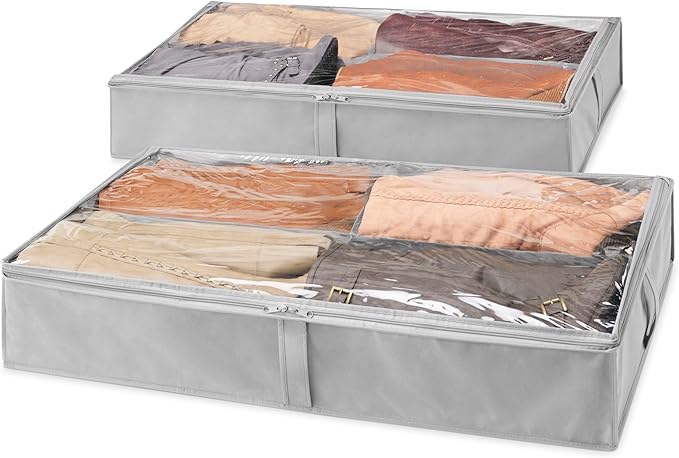 Whitmor 4 Section Underbed Boot Bag - Image 2