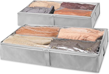 Whitmor 4 Section Underbed Boot Bag - Image 2