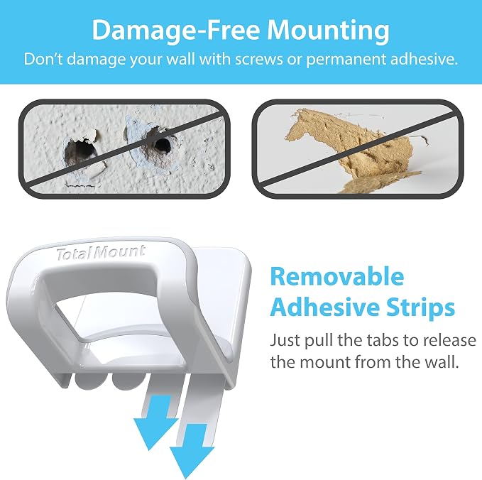 TotalMount Headphone Holder – Hanger Won’t Damage Your Wall - Image 3