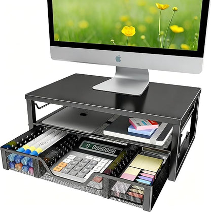 Simple Trending Desk Organizer and Accessories, 2-Tier Computer Monitor Stand by SimpleTrending