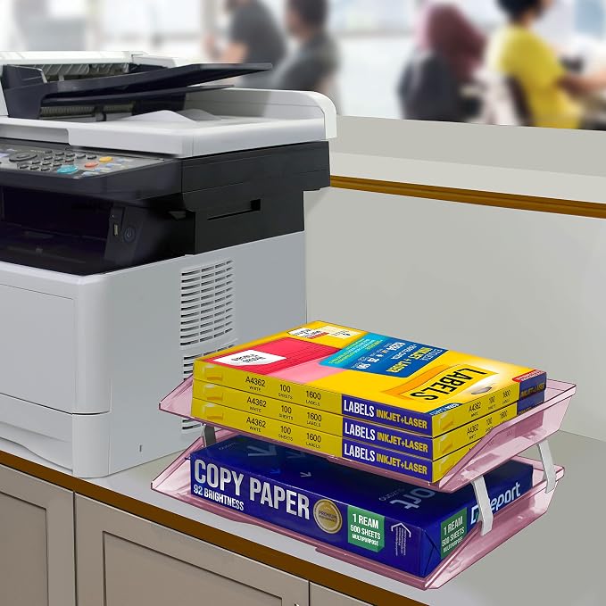 Acrimet Facility 2 Tier Letter Tray, Side Load, Letter Size/A4, Desktop File - Image 4