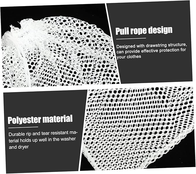 Mesh Laundry Bags with Drawstring - Image 3